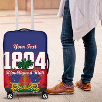 Personalized Haiti 1804 Luggage Cover Happy Ayiti Independence Day LT14