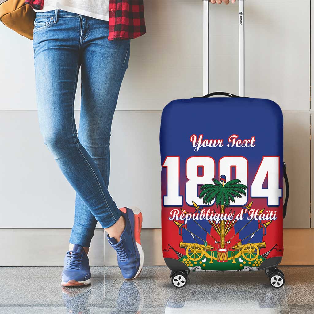 Personalized Haiti 1804 Luggage Cover Happy Ayiti Independence Day LT14