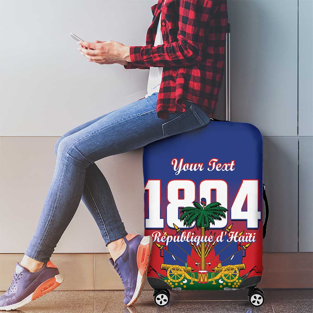 Personalized Haiti 1804 Luggage Cover Happy Ayiti Independence Day LT14