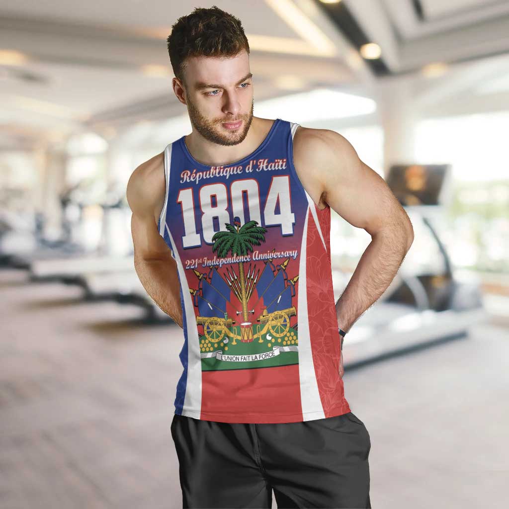 Personalized Haiti 1804 Men Tank Top Happy 221st Independence Anniversary - Wonder Print Shop