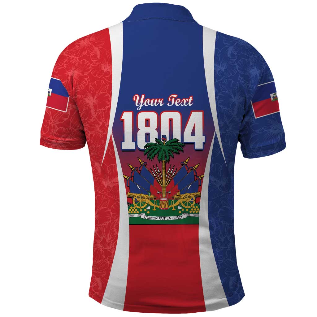 Personalized Haiti 1804 Polo Shirt Happy Ayiti Independence Day LT14