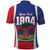 Personalized Haiti 1804 Polo Shirt Happy 221st Independence Anniversary - Wonder Print Shop