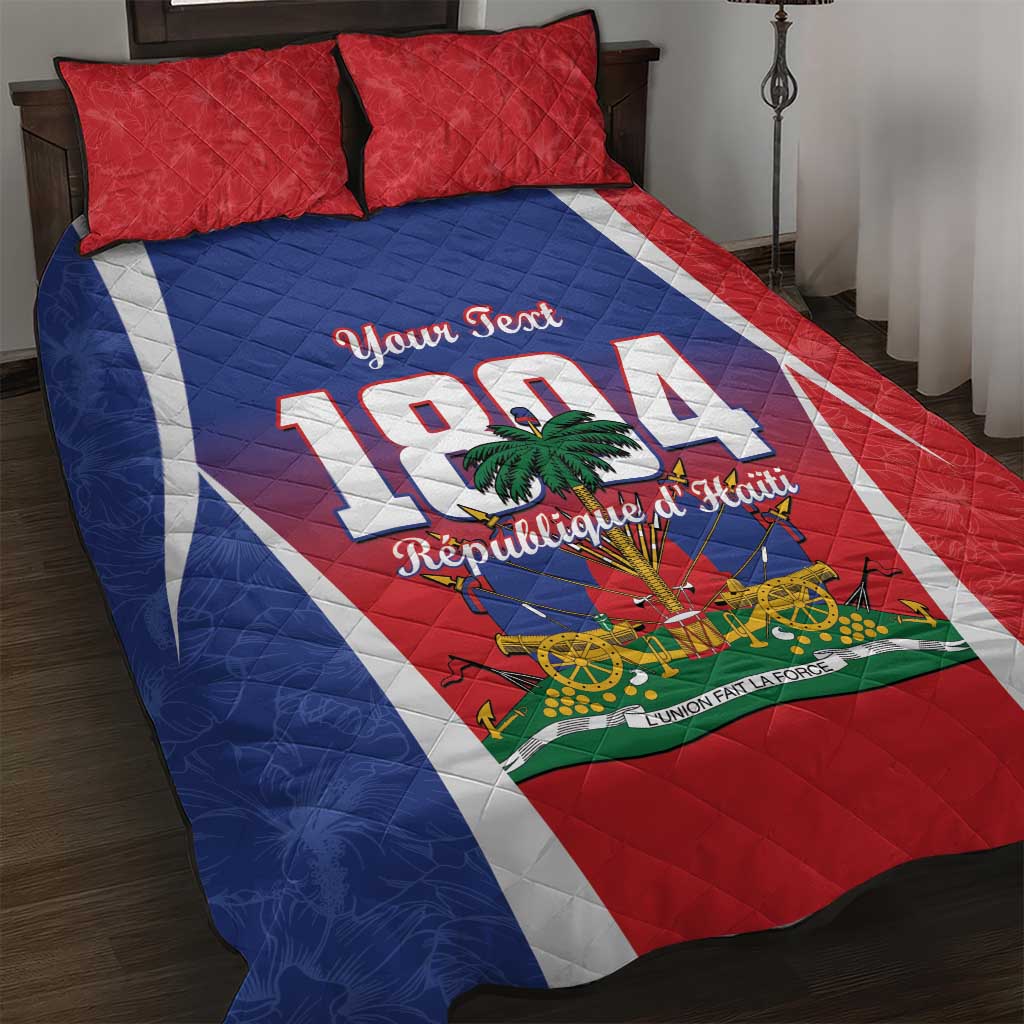 Personalized Haiti 1804 Quilt Bed Set Happy Ayiti Independence Day LT14