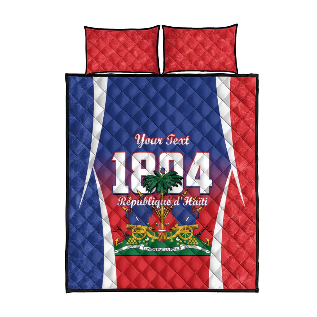 Personalized Haiti 1804 Quilt Bed Set Happy Ayiti Independence Day LT14