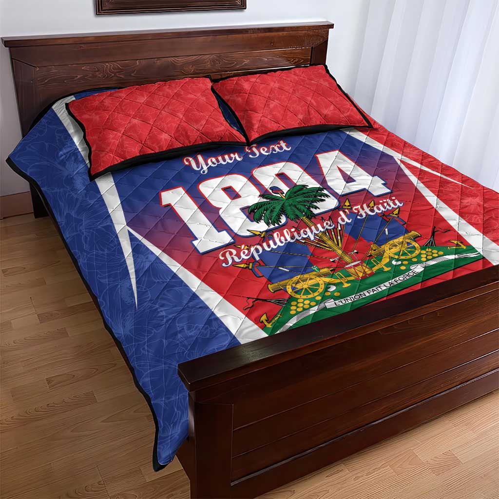 Personalized Haiti 1804 Quilt Bed Set Happy Ayiti Independence Day LT14