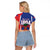 Personalized Haiti 1804 Raglan Cropped T Shirt Happy 221st Independence Anniversary - Wonder Print Shop