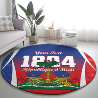Personalized Haiti 1804 Round Carpet Happy Ayiti Independence Day LT14