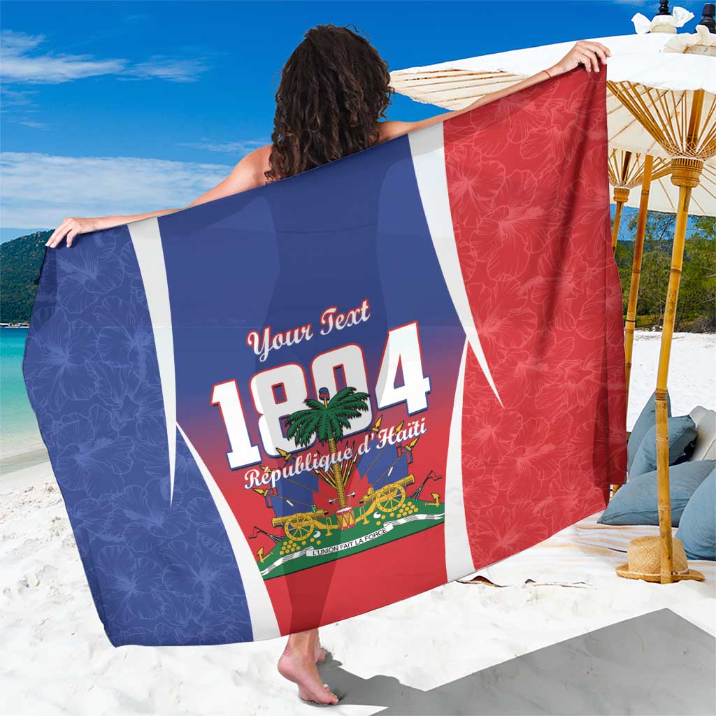 Personalized Haiti 1804 Sarong Happy 221st Independence Anniversary - Wonder Print Shop