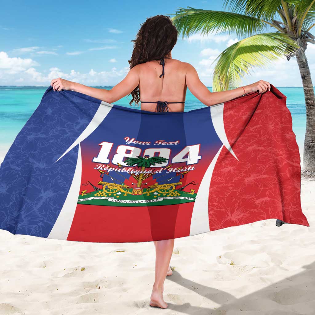 Personalized Haiti 1804 Sarong Happy Ayiti Independence Day LT14