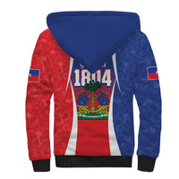 Personalized Haiti 1804 Sherpa Hoodie Happy Ayiti Independence Day LT14