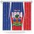 Personalized Haiti 1804 Shower Curtain Happy 221st Independence Anniversary