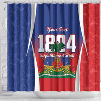 Personalized Haiti 1804 Shower Curtain Happy Ayiti Independence Day LT14