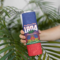 Personalized Haiti 1804 Skinny Tumbler Happy Ayiti Independence Day LT14
