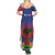 Personalized Haiti 1804 Summer Maxi Dress Happy 221st Independence Anniversary - Wonder Print Shop