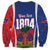 Personalized Haiti 1804 Sweatshirt Happy 221st Independence Anniversary - Wonder Print Shop