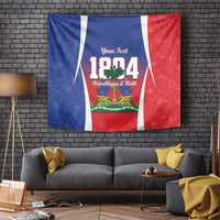 Personalized Haiti 1804 Tapestry Happy Ayiti Independence Day LT14