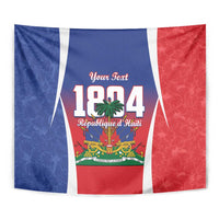 Personalized Haiti 1804 Tapestry Happy Ayiti Independence Day LT14