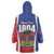 Personalized Haiti 1804 Wearable Blanket Hoodie Happy 221st Independence Anniversary - Wonder Print Shop