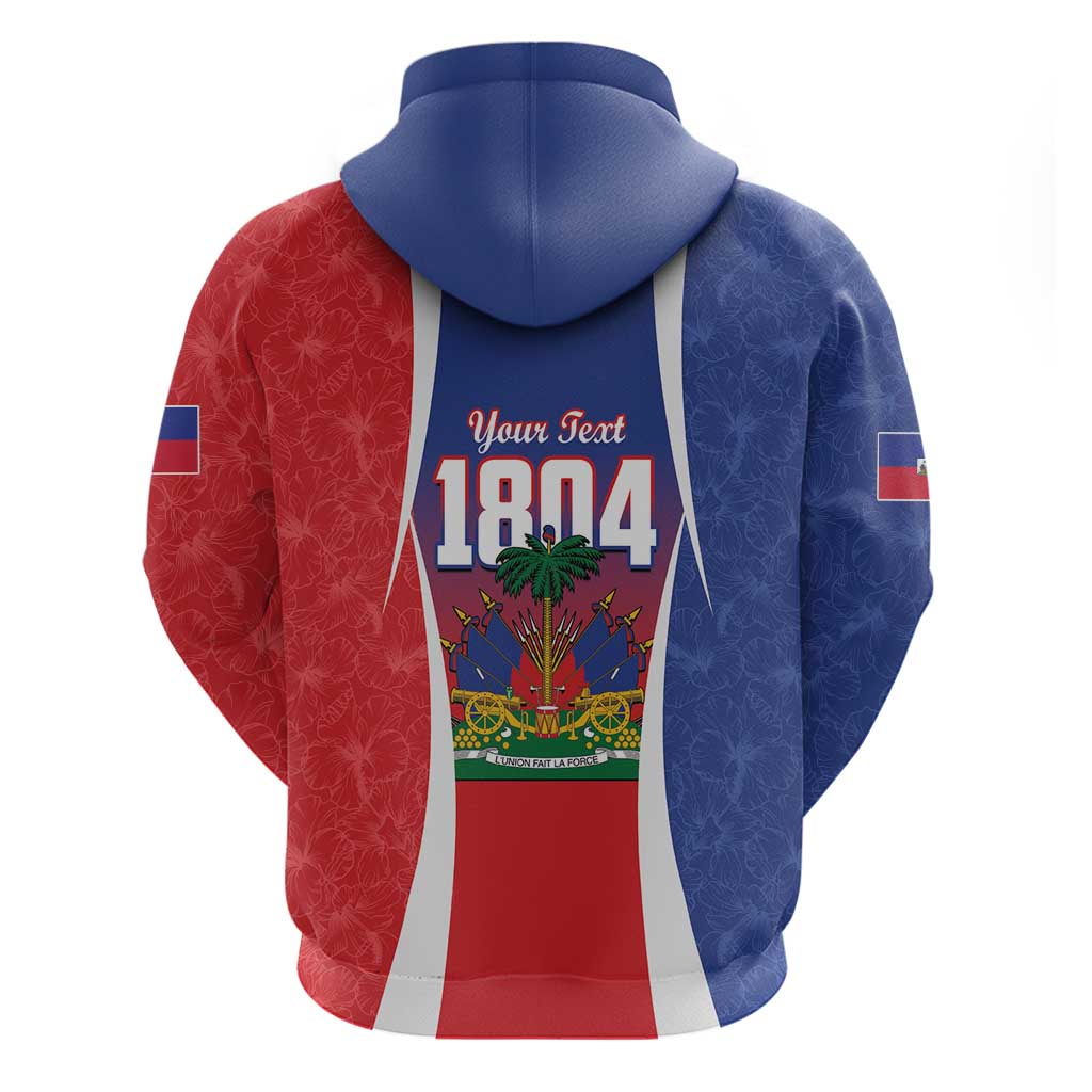 Personalized Haiti 1804 Zip Hoodie Happy Ayiti Independence Day LT14