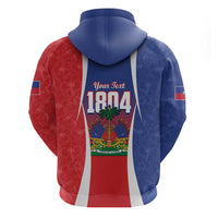 Personalized Haiti 1804 Zip Hoodie Happy Ayiti Independence Day LT14