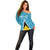 Custom Saint Lucia Football Off Shoulder Sweater Flag Style