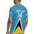Custom Saint Lucia Football Rugby Jersey Flag Style