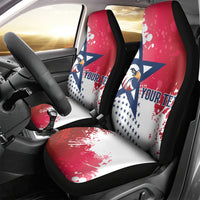 Custom United States Rugby Car Seat Cover 2024 Pacific Go Eagles - Wonder Print Shop