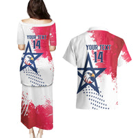 Custom United States Rugby Couples Matching Puletasi and Hawaiian Shirt 2024 Pacific Go Eagles - Wonder Print Shop