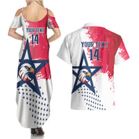 Custom United States Rugby Couples Matching Summer Maxi Dress and Hawaiian Shirt 2024 Pacific Go Eagles - Wonder Print Shop