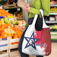 Custom United States Rugby Grocery Bag Pacific Go Eagles