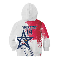 Custom United States Rugby Kid Hoodie 2024 Pacific Go Eagles - Wonder Print Shop