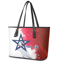 Custom United States Rugby Leather Tote Bag 2024 Pacific Go Eagles - Wonder Print Shop