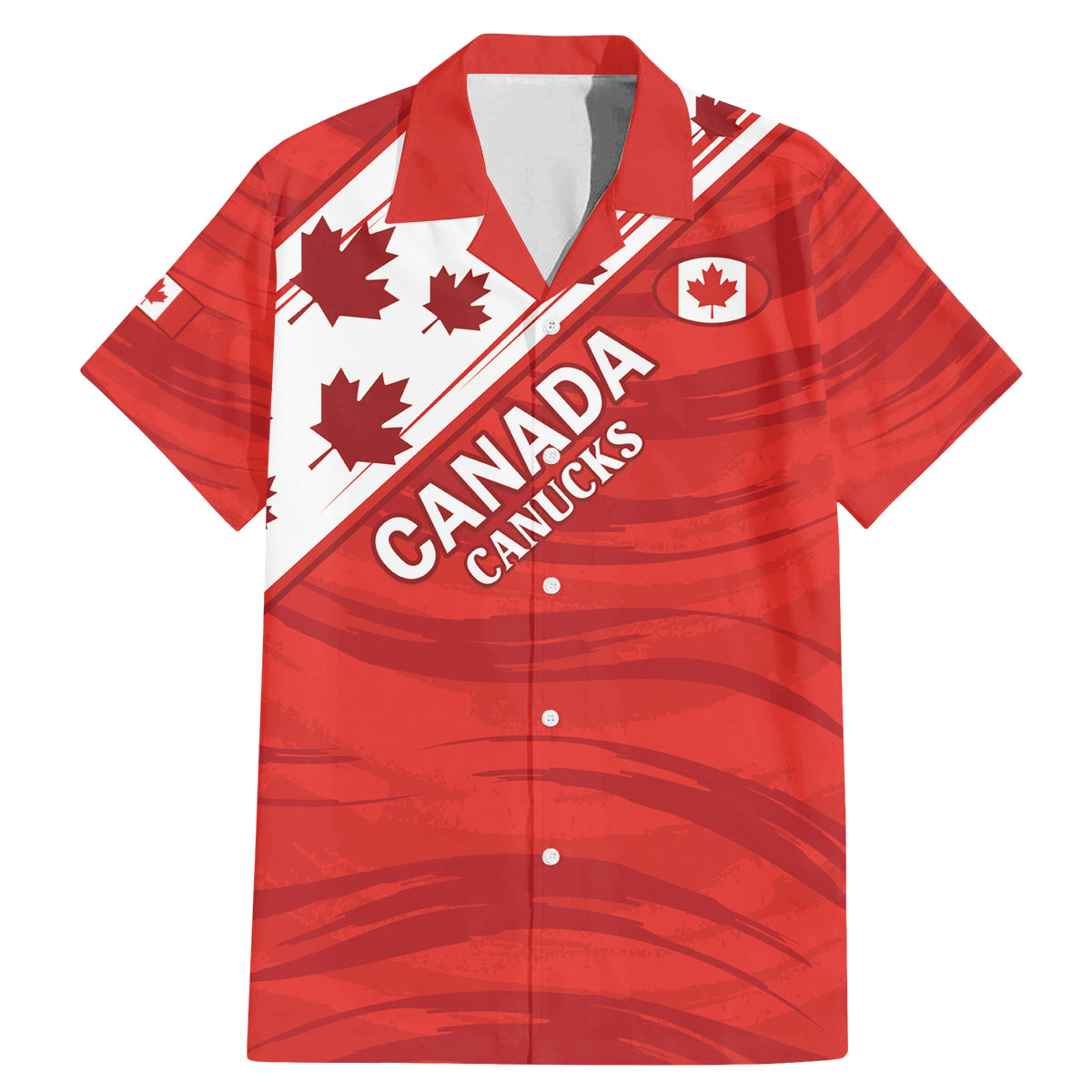 Custom Canada Rugby Family Matching Mermaid Dress and Hawaiian Shirt 2024 Pacific Go Canucks - Wonder Print Shop