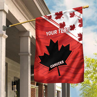 Custom Canada Rugby Garden Flag 2024 Pacific Go Canucks - Wonder Print Shop