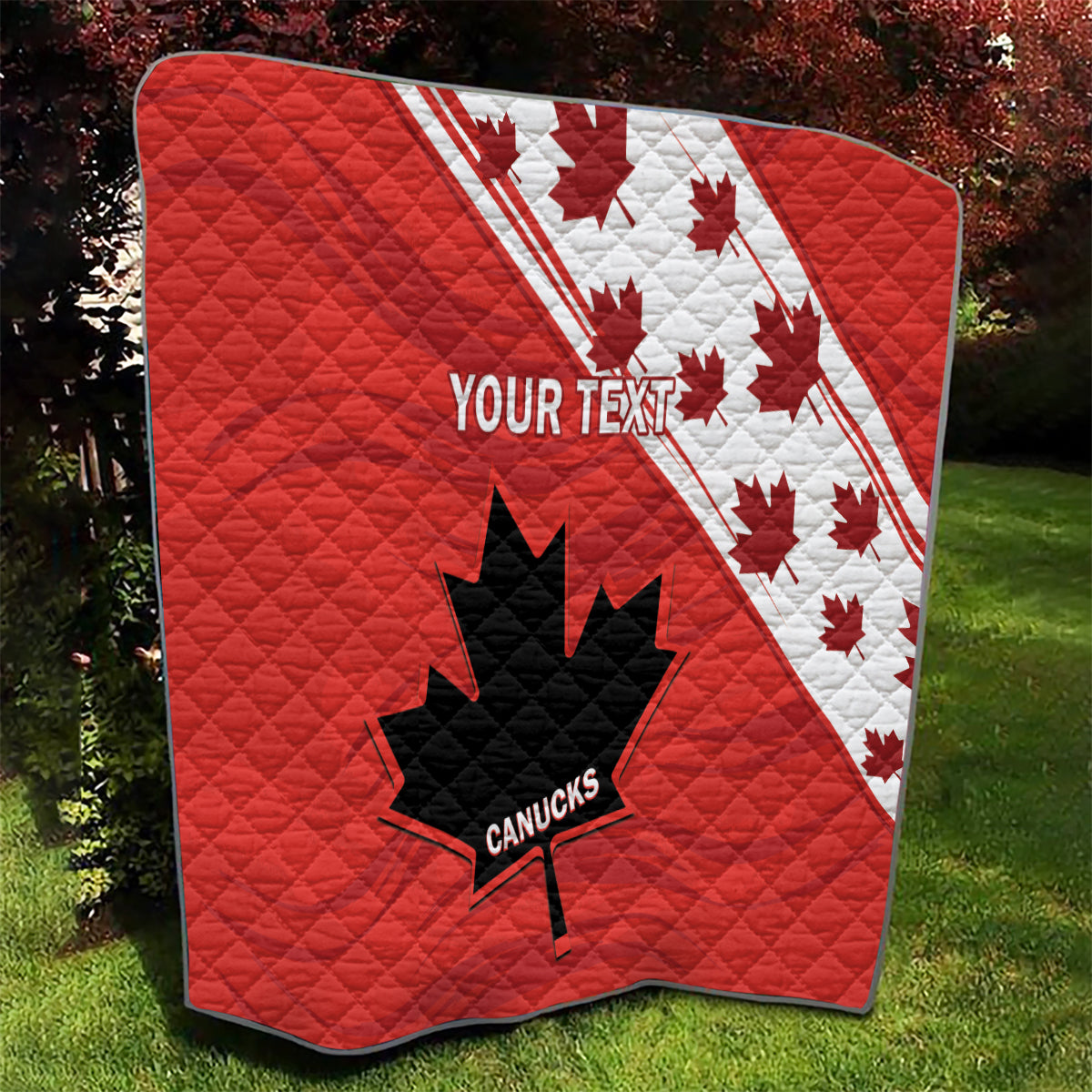 Custom Canada Rugby Quilt 2024 Pacific Go Canucks - Wonder Print Shop