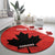 Custom Canada Rugby Round Carpet 2024 Pacific Go Canucks