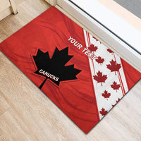 Custom Canada Rugby Rubber Doormat 2024 Pacific Go Canucks - Wonder Print Shop