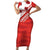 Custom Canada Rugby Short Sleeve Bodycon Dress 2024 Pacific Go Canucks - Wonder Print Shop