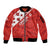 Custom Canada Rugby Sleeve Zip Bomber Jacket 2024 Pacific Go Canucks - Wonder Print Shop