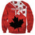 Custom Canada Rugby Sweatshirt 2024 Pacific Go Canucks - Wonder Print Shop