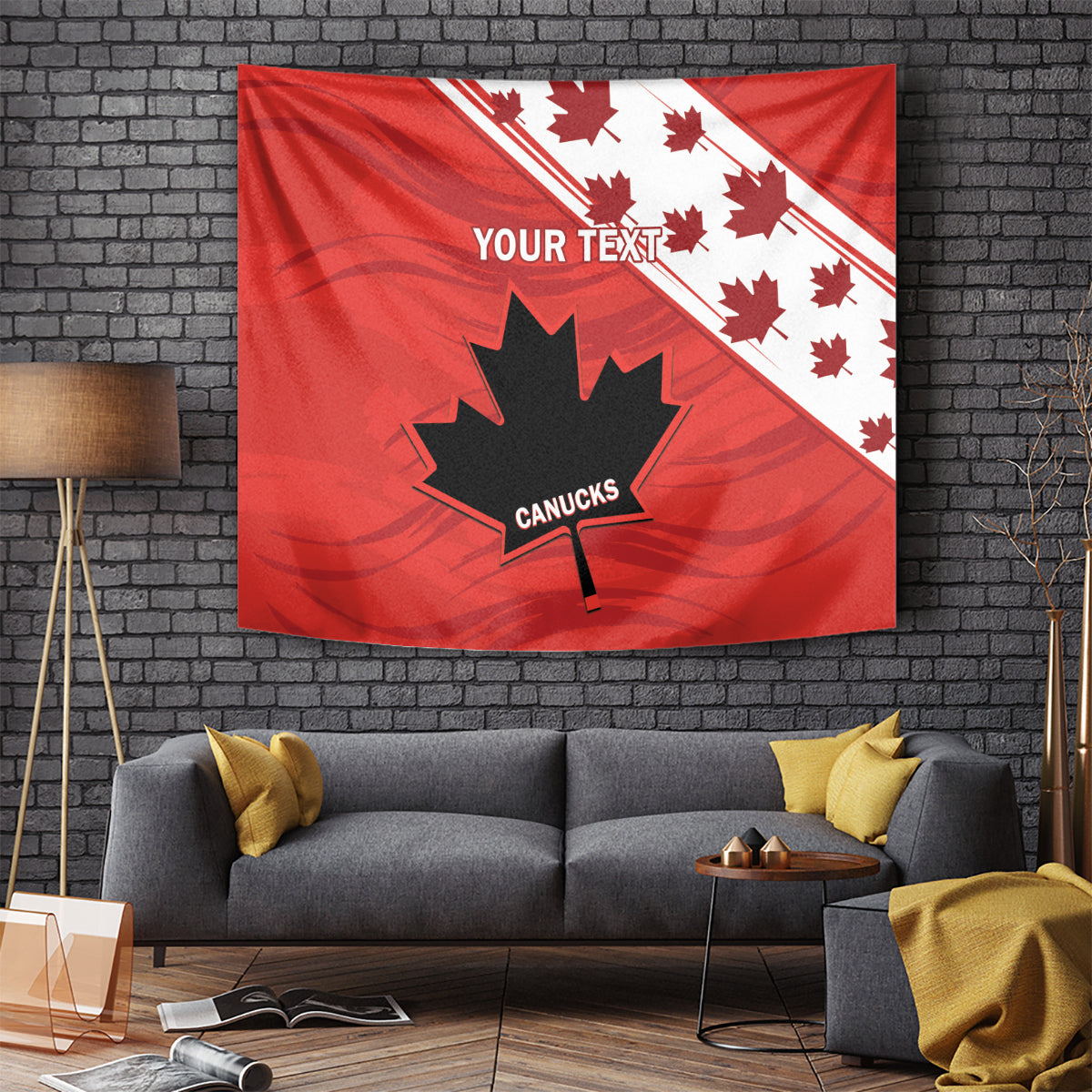 Custom Canada Rugby Tapestry 2024 Pacific Go Canucks - Wonder Print Shop