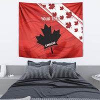 Custom Canada Rugby Tapestry 2024 Pacific Go Canucks - Wonder Print Shop