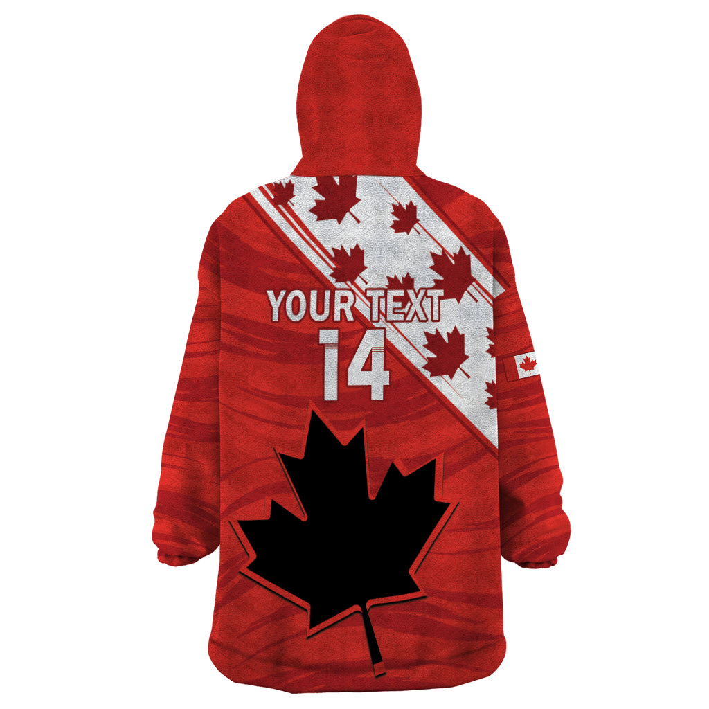 Custom Canada Rugby Wearable Blanket Hoodie 2024 Pacific Go Canucks - Wonder Print Shop