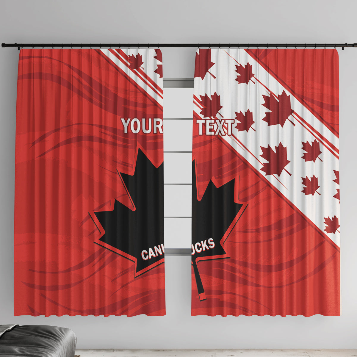 Custom Canada Rugby Window Curtain 2024 Pacific Go Canucks - Wonder Print Shop