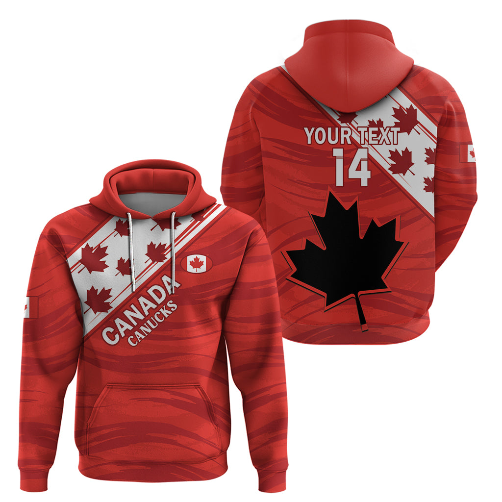 Custom Canada Rugby Zip Hoodie 2024 Pacific Go Canucks - Wonder Print Shop