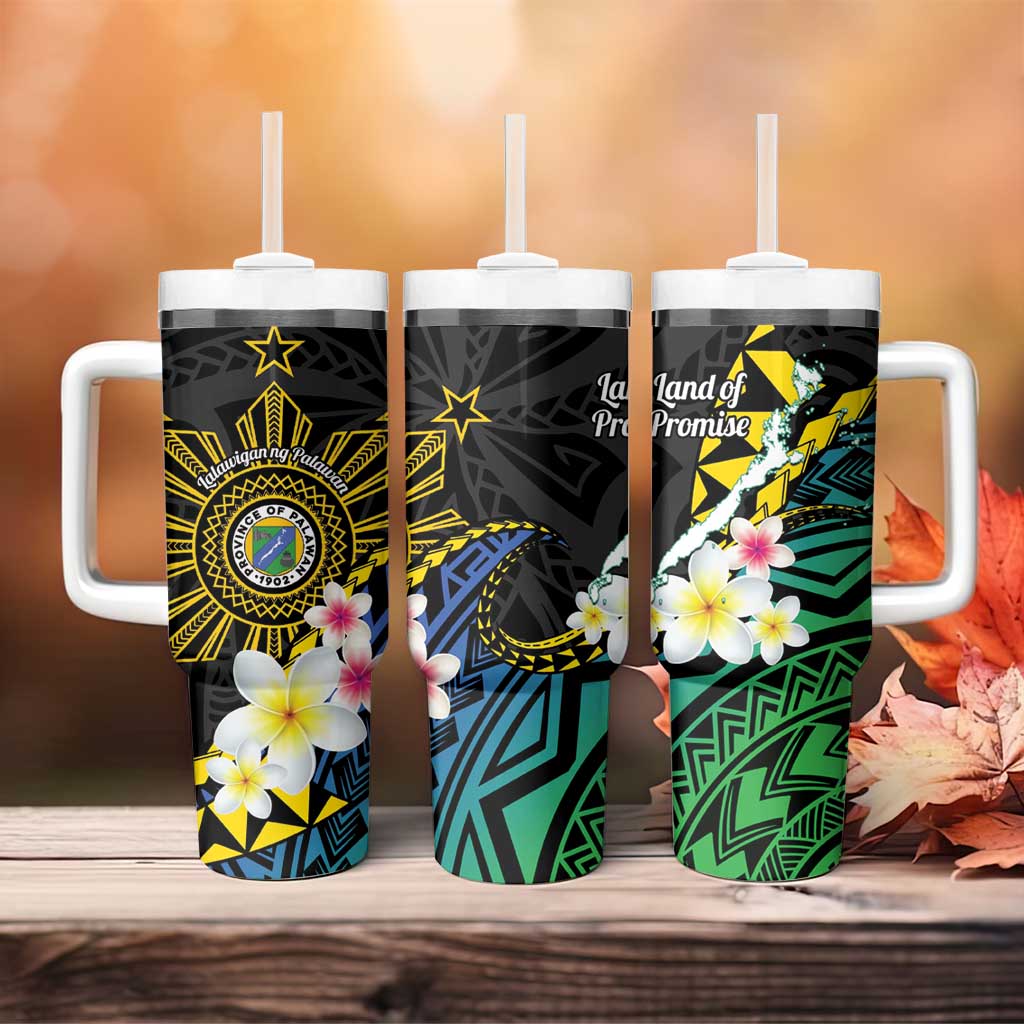 Lalawigan ng Palawan Tumbler With Handle Philippines Province Land of Promise