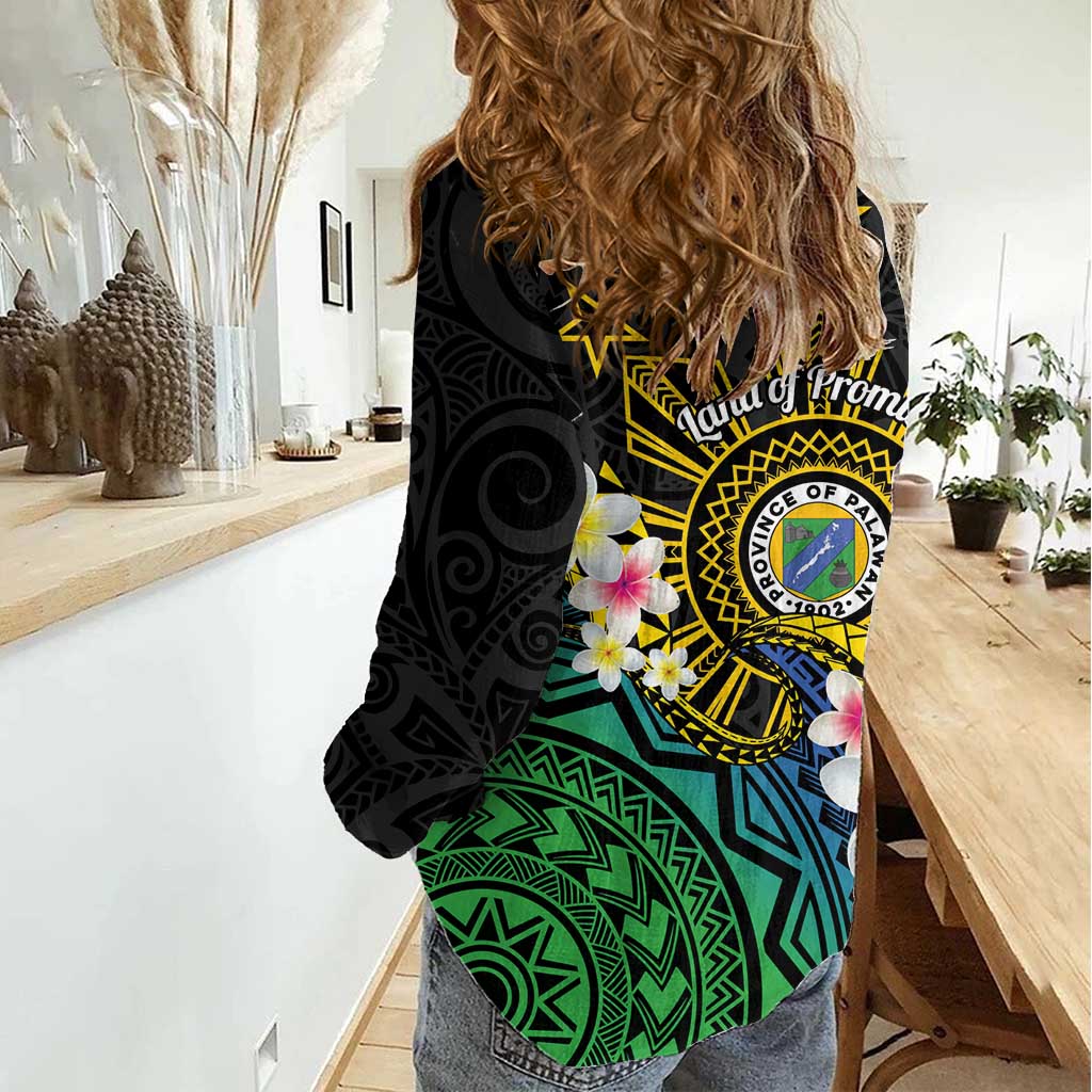 Lalawigan ng Palawan Women Casual Shirt Philippines Province Land of Promise