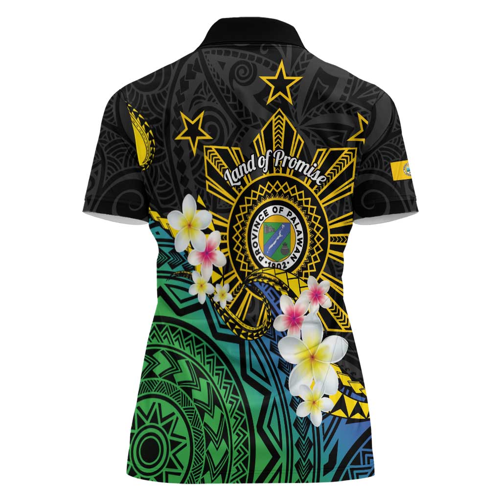 Lalawigan ng Palawan Women Polo Shirt Philippines Province Land of Promise