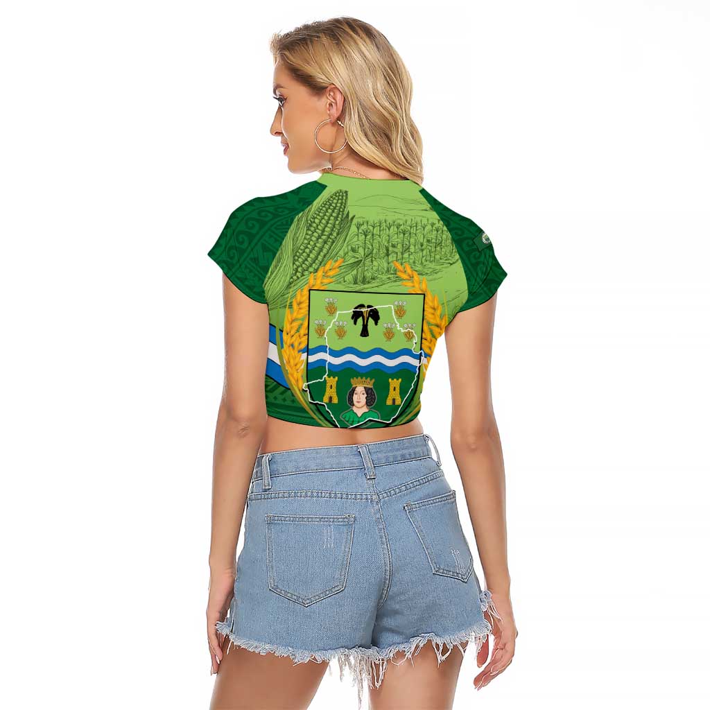 Isabela Philippines Raglan Cropped T Shirt Queen Province Of The North