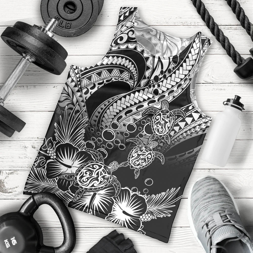 personalised-polynesian-men-tank-top-tribal-honu-turtle-with-hibiscus-white-version